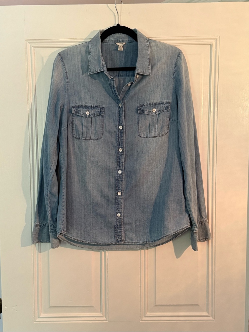 J. Crew Chambray Button-Down Shirt